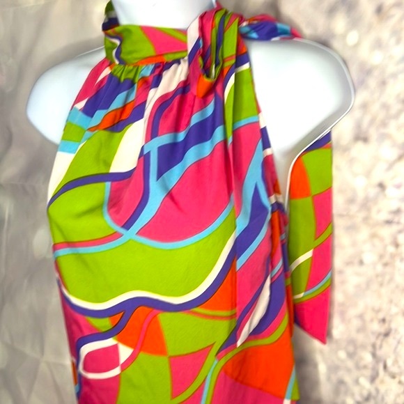 Buckhead Betty Small Neon Sleeveless Dress - Picture 5 of 13